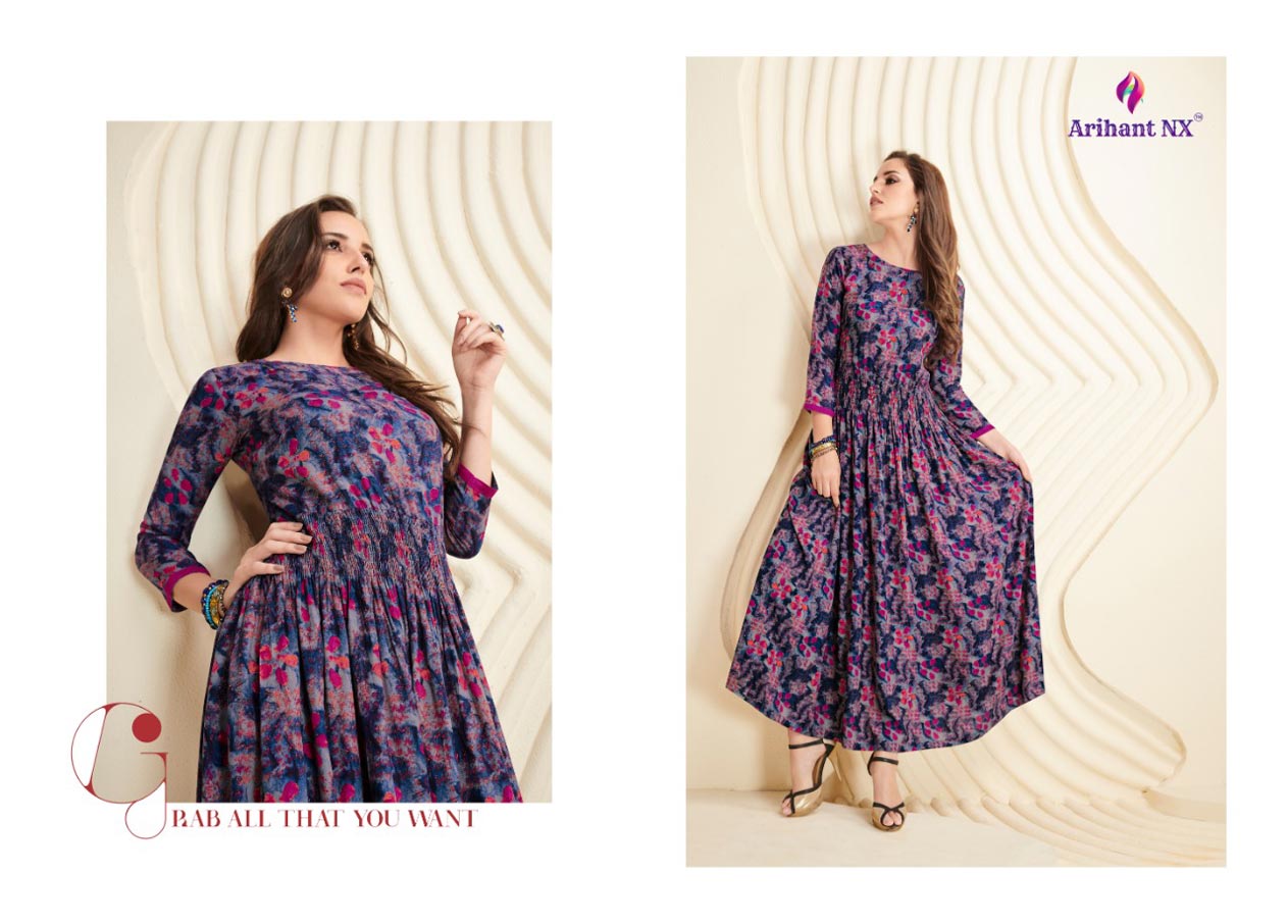 Palchu Vol-6 Arihant Nx Rayon Anarkali Pattern Wholesale Kurti Palchu Vol-6 Arihant Nx Rayon Anarkali Pattern Wholesale Kurti